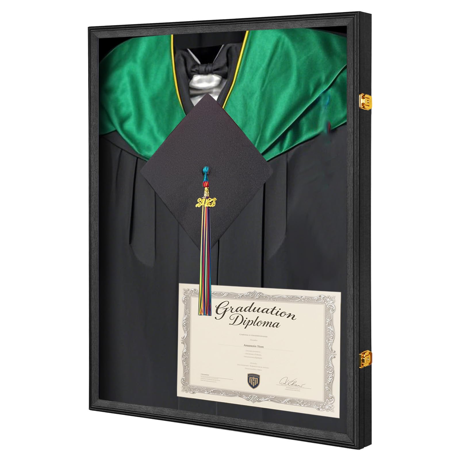Amazon.com - Temgee Shadow Box for Deluxe Graduation Cap and Gown